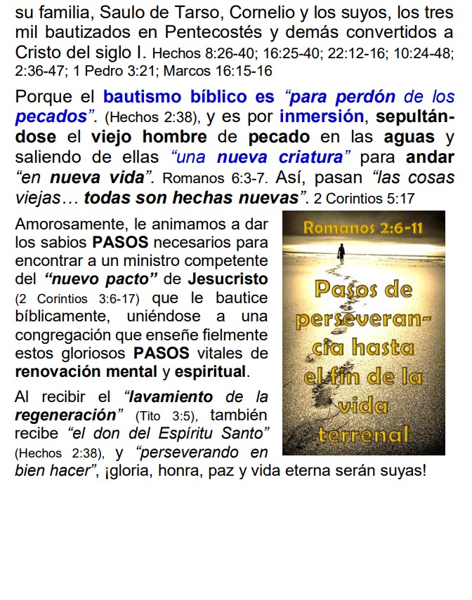 Página de 21- Acercandose a Dios en busca de Perdon Honra y Vida Eterna- PASOS de OIR y CREER